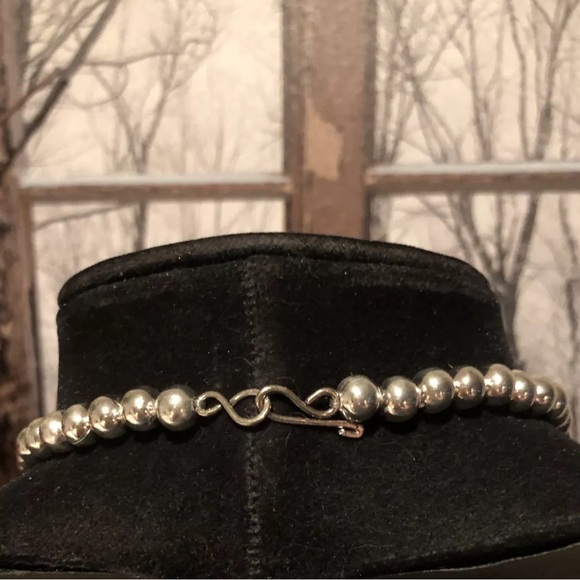 KINGMAN Turquoise Silver Squash Blossom Necklace by Native Jeweler GORGEOUS! ✨ - Picture 7 of 11